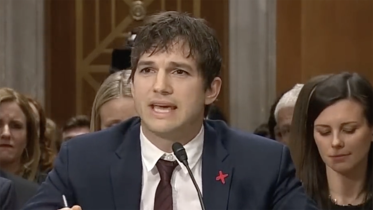 Ashton Kutcher's passionate testimony against child sex trafficking goes viral