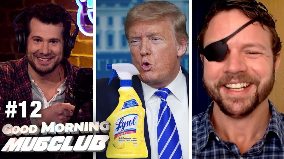 Fact-Checking the Media's Trump/Lysol Lies | Dan Crenshaw Guests | #12 Good Morning MugClub