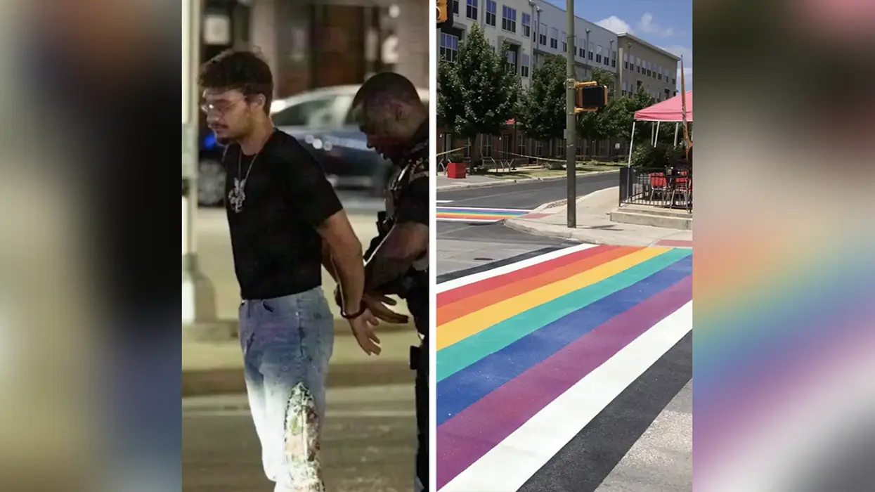 Dallas man gets arrested attempting to repaint a rainbow Pride mural after the city worked so hard to finally get rid of it