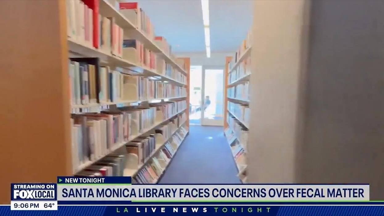 Residents are calling for a California library to be shut down over what appears to be a homeless poop problem