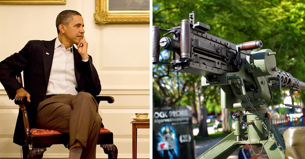 Barack Obama Claims Americans can Buy Machine Guns Online
