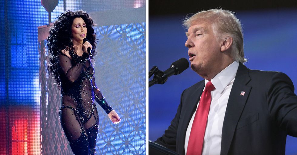 Cher Tweets Fantasy About President Trump Being Raped in Prison