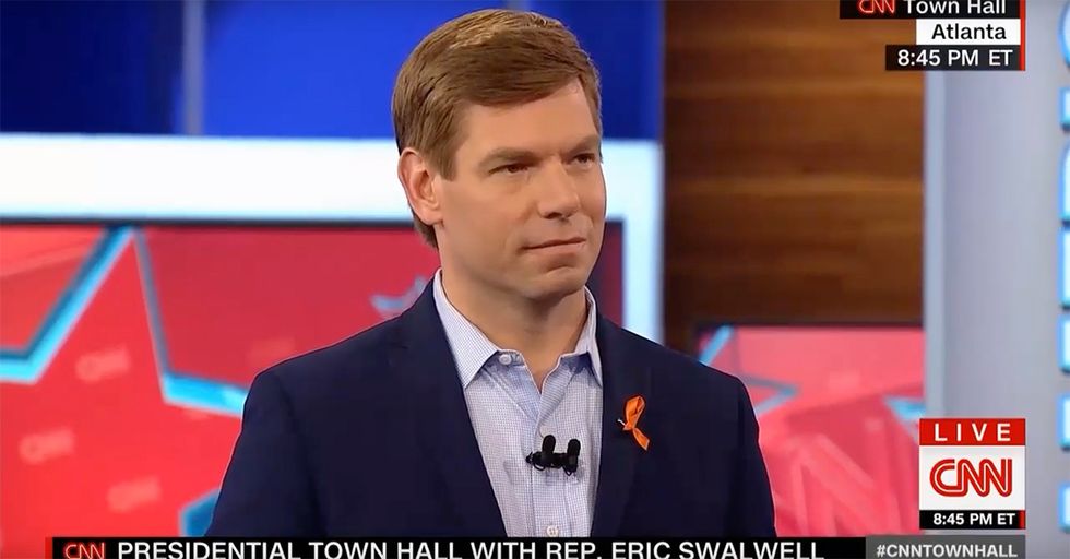 WATCH: Eric Swalwell Says CNN Should Boycott Georgia Over Abortion Bill