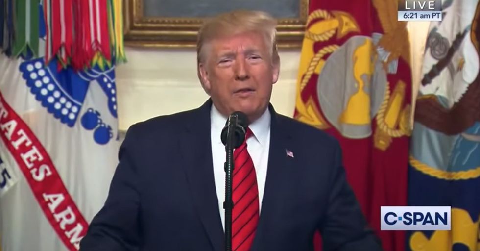 Donald Trump Announces a Terrorist's Demise by Repeatedly Calling Him a Coward