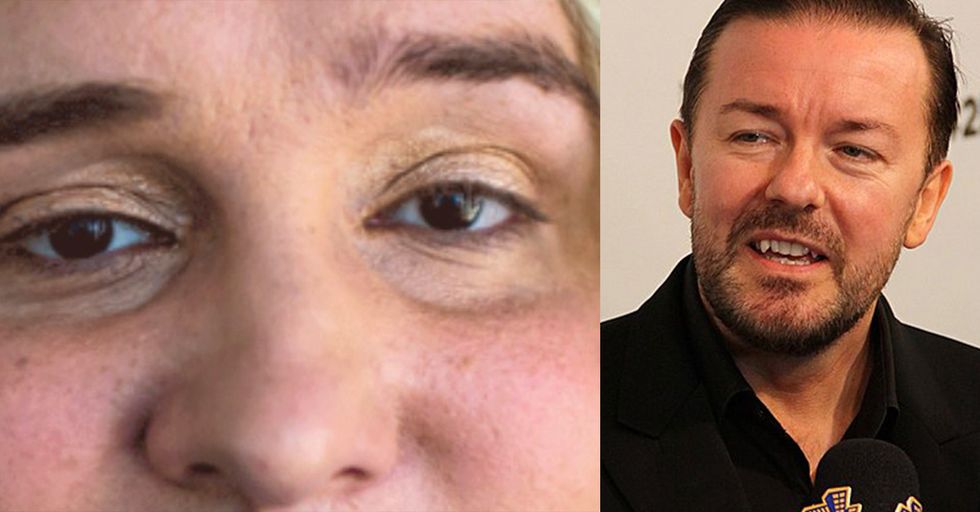 Ricky Gervais Mocks Creepy Jessica Yaniv with Halloween Costume Joke
