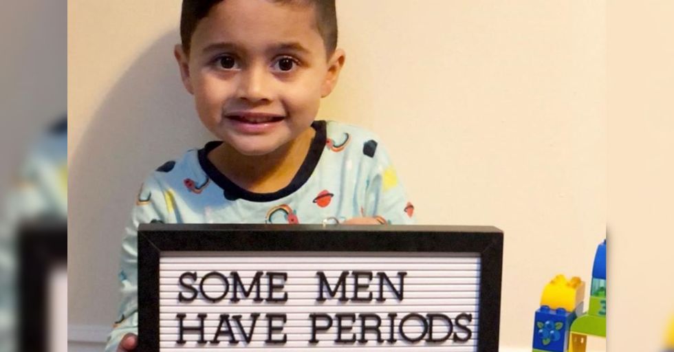 Parents Magazine Posts Photo of 4-Year-Old with Sign 'Men Have Periods Too.' The Angry Comments are Gold.