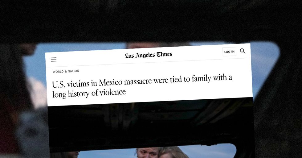 LA Times Article Ties US Family Killed in Mexico to Violent Family. But Why?