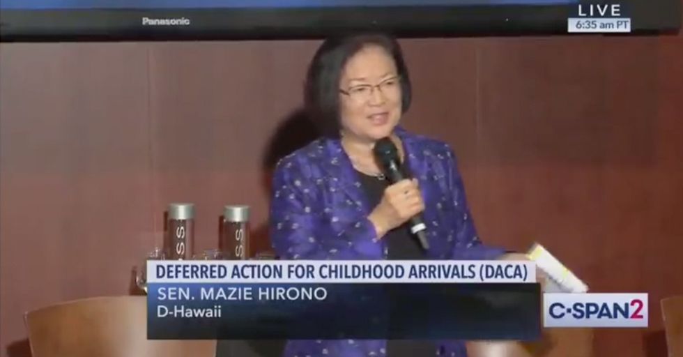 Senator Mazie Hirono Basically Admits Climate Change is a Religion
