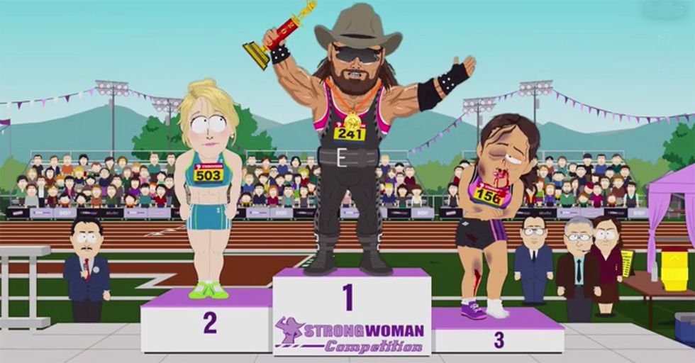 Watch: Remembering South Park's prophetic take on trans athletes competing in girls' sports