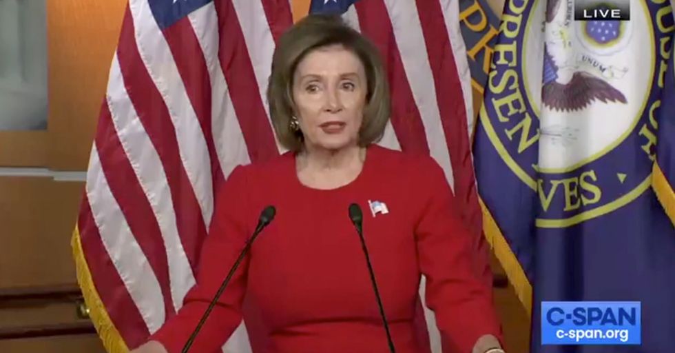 Nancy Pelosi Says Trump's Impeachment is About 'Patriotism'