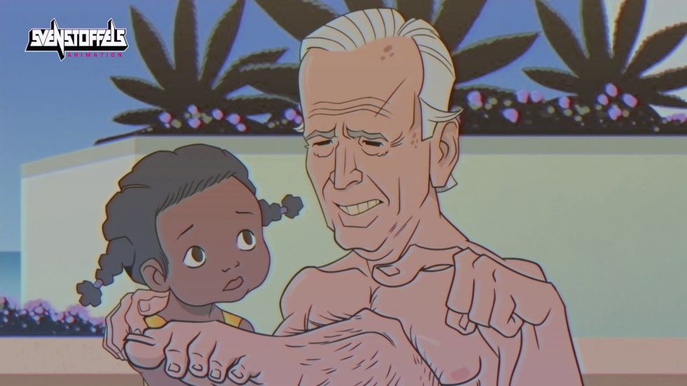 Someone Animated Joe Biden's Bizarre "Hairy Legs" Speech and It's Creepy