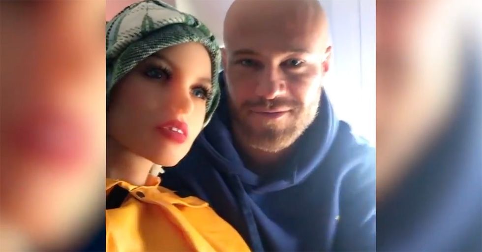 This Bodybuilder Proposed to His Sex Doll, Gets "Her" Plastic Surgery [Video]