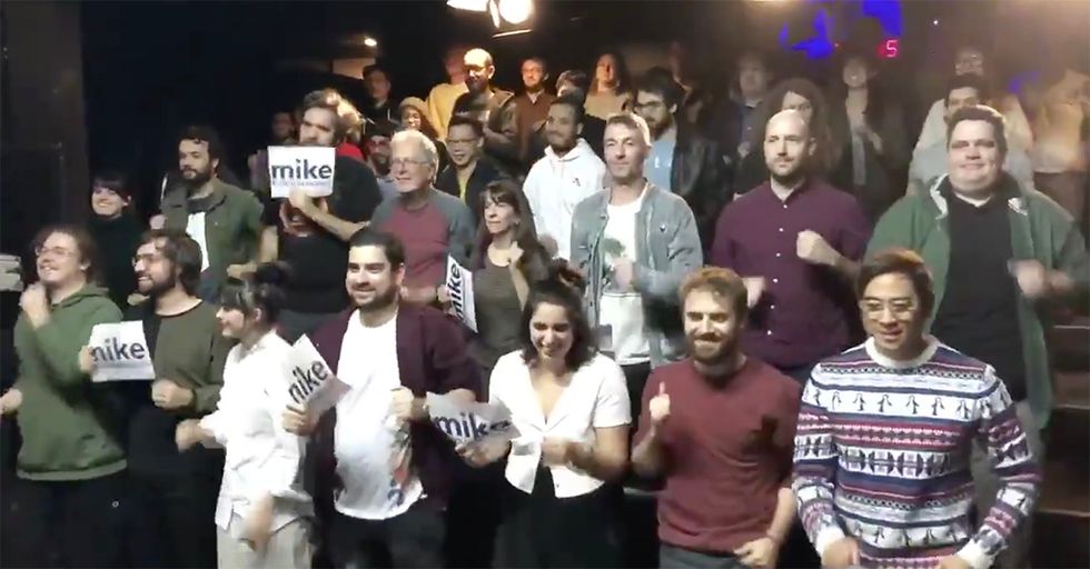 This Bloomberg Supporter Dance is Cringier than Buttigieg Supporters [VIDEO]