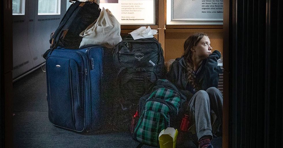 Greta Thunberg Busted for Misleading Train Photo