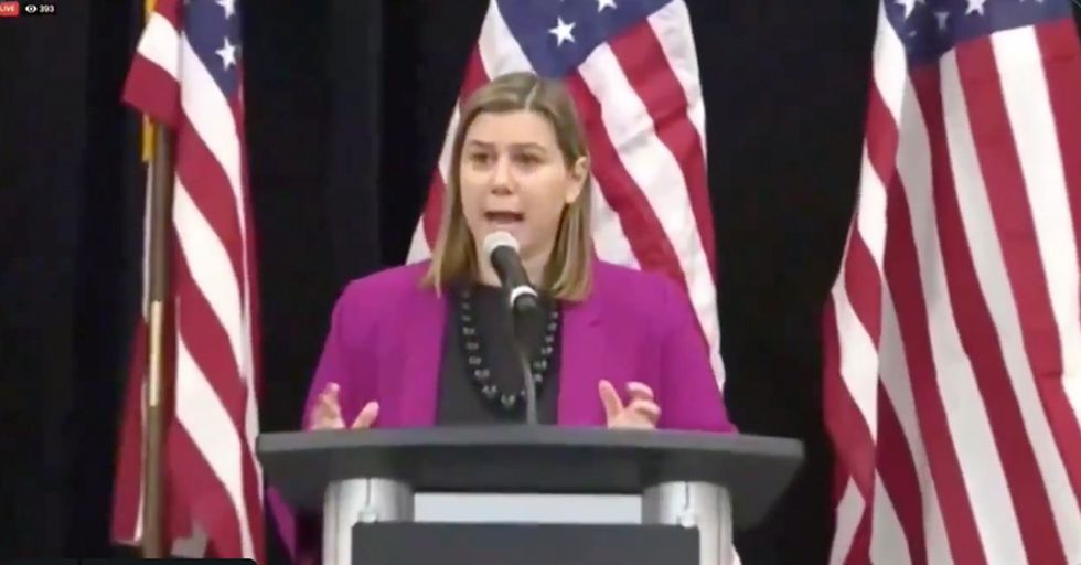 Rep. Elissa Slotkin Tells Constituents She's Voting to Impeach. The Boos are Deafening.