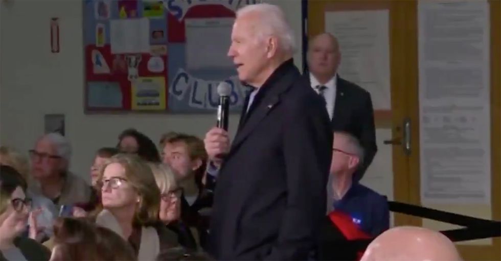 Joe Biden Gets Heckled: "Don't Touch Kids, You Pervert" [VIDEO]