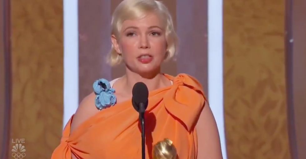 Michelle Williams Pro-Abortion Golden Globes Speech is a Slap in the Face to Brave Women Everywhere