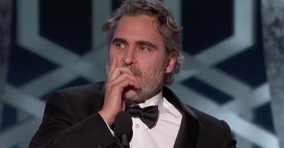 Hollywood's Climate Hypocrites Get Called Out By Joaquin Phoenix [VIDEO]
