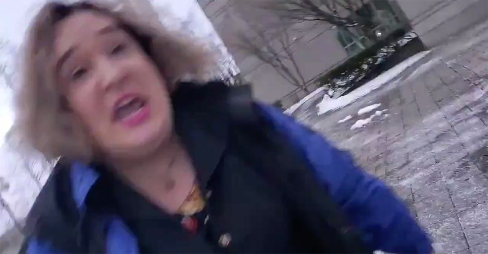 Transgender Activist Jessica Yaniv Goes Berserk, Physically Attacks Reporter [VIDEO]