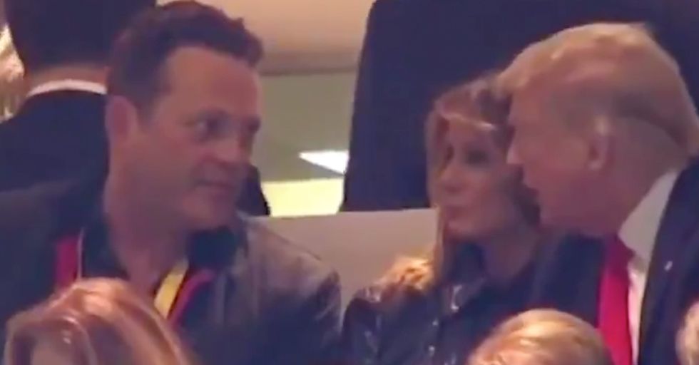 Actor Vince Vaughn was Polite with Trump at Clemson-LSU Game, Now the Left Wants Him Destroyed