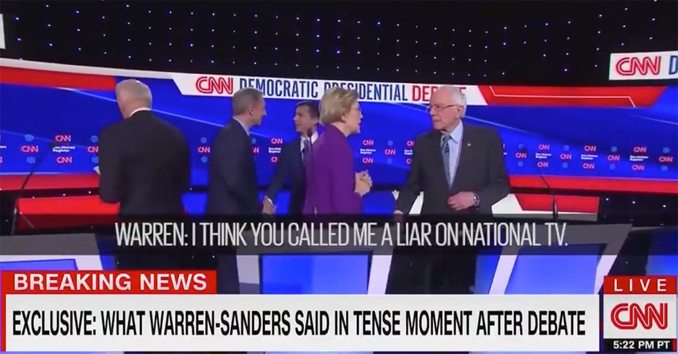CNN Releases Warren vs Bernie Hot Mics: "I'm Not a Liar, YOU'RE a Liar!"