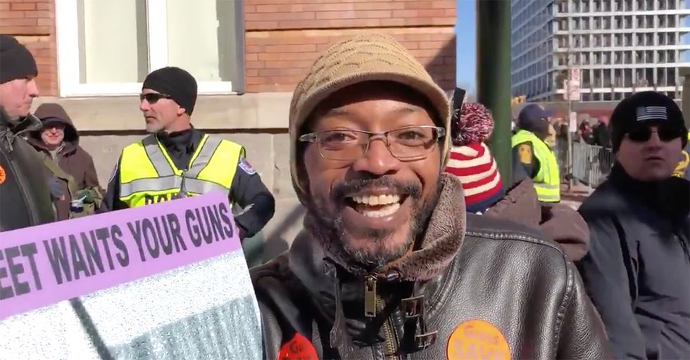 #VirginiaRally: Is This Gun Rights Advocate a White Supremacist? [VIDEO]