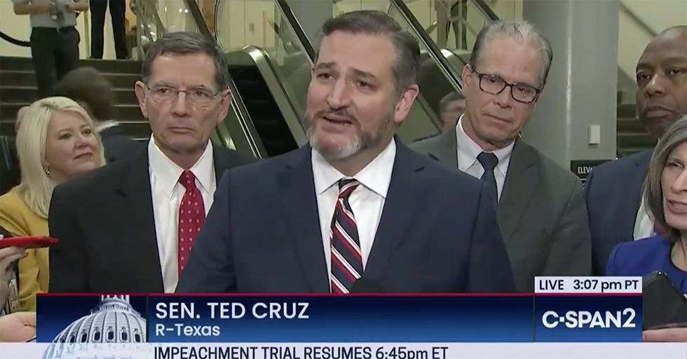 Ted Cruz Savages Media for Bringing Up His Kids Over Impeachment [VIDEO]
