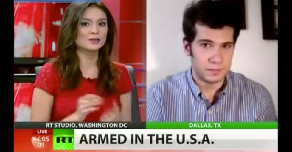 Anti-Gun Host Gets OWNED On National Television!
