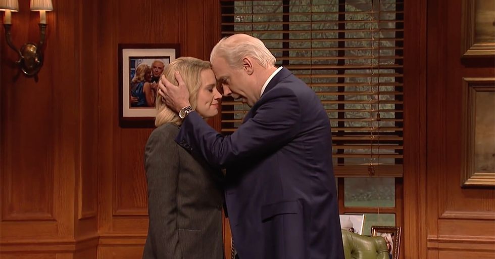 'Saturday Night Live' Mocks Joe Biden's Creepy Behavior
