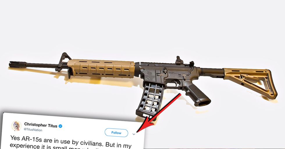Christopher Titus Tries Arguing Against AR-15s. He Fails