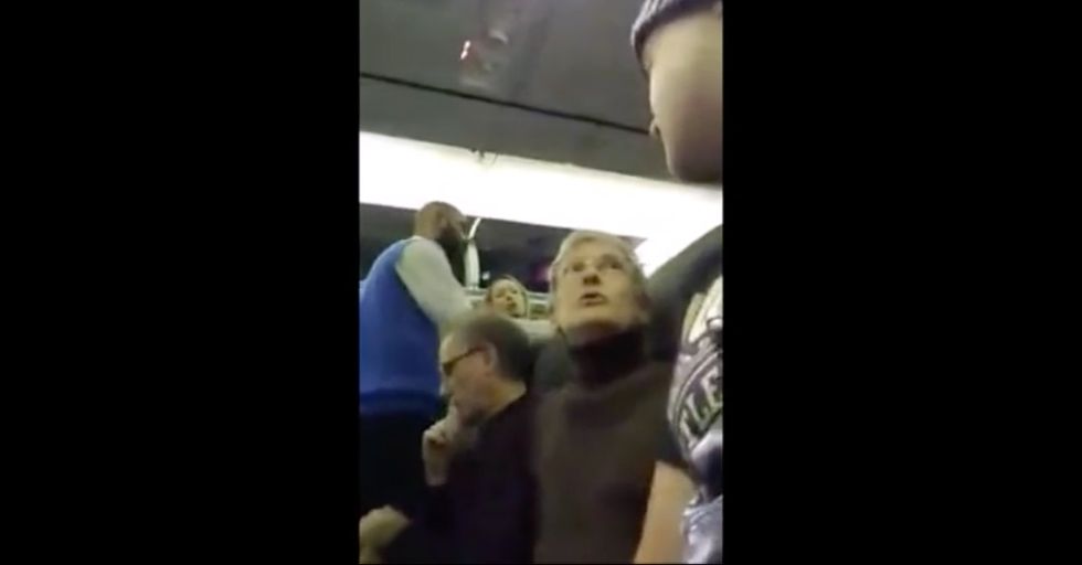 KARMA: Crazed Leftist Harasses Trump Supporter. Gets Kicked Off Plane...