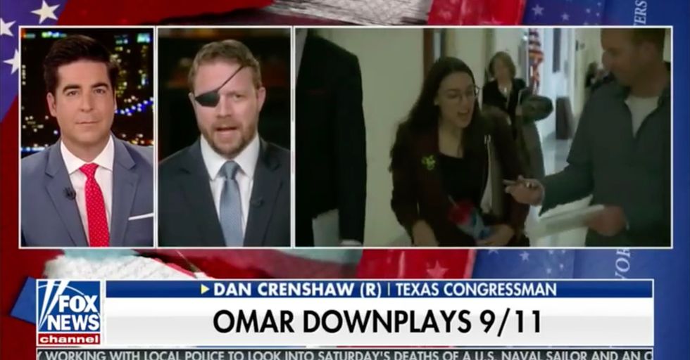 Dan Crenshaw Gives Response to Alexandria Ocasio-Cortez's Tweets Attacking him