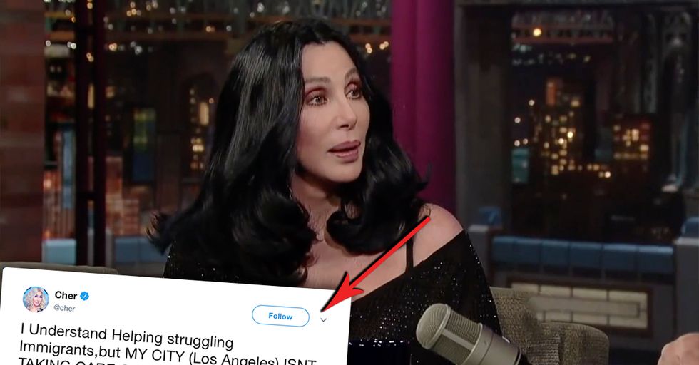 Cher Seemingly Changes Her Mind on Sanctuary Cities