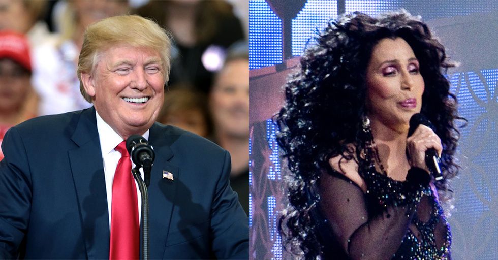 Donald Trump Just Trolled Cher. It's Glorious!
