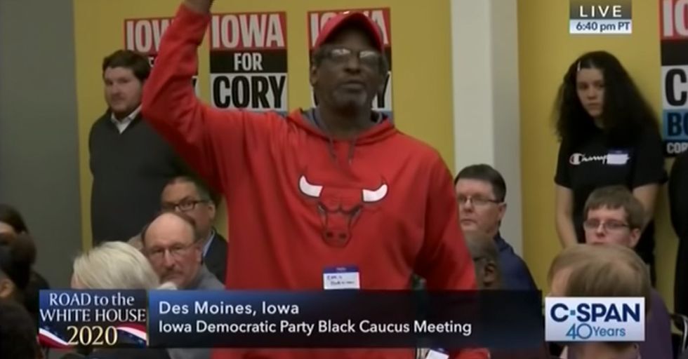 Voter Mocks CNN's Softball Style Town Halls at Cory Booker Town Hall