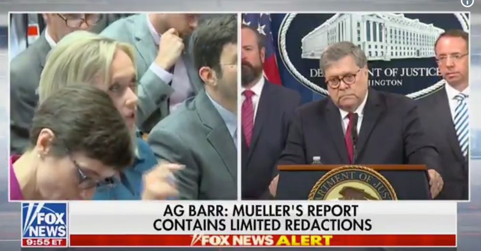 WATCH: Journalist Suggests AG Barr is on Trump's Side. He Smacks Her Silly!