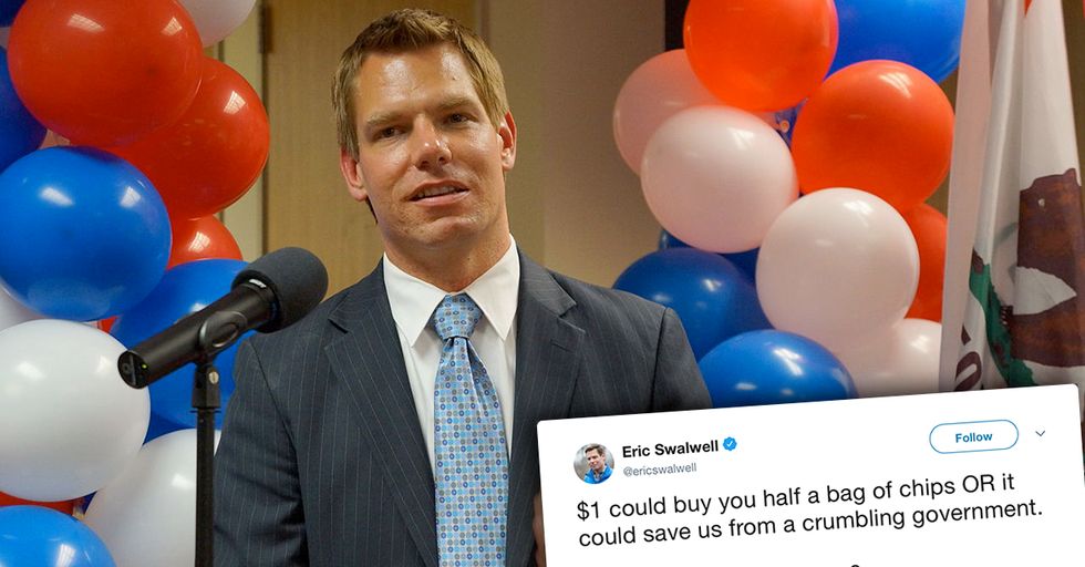 Eric Swalwell Mocked Over Tweet Seeking Campaign Donations