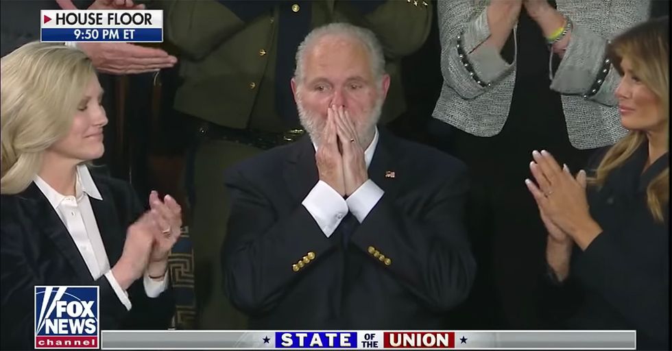 Donald Trump Honors Rush Limbaugh with Presidential Medal of Freedom at State of the Union [SPEECH]