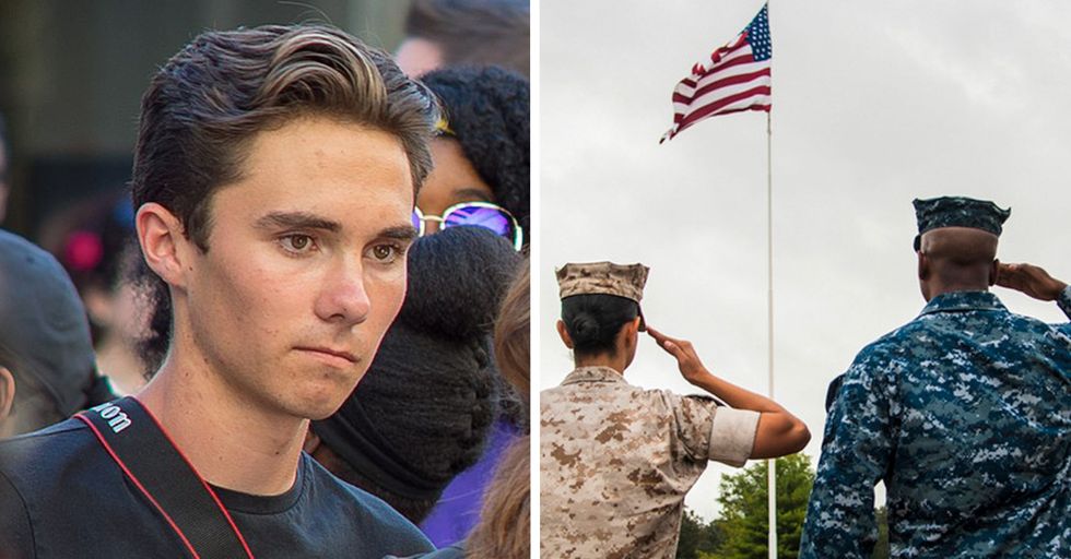 David Hogg Insults American Military with Imperialism Tweet. The Military Responds...