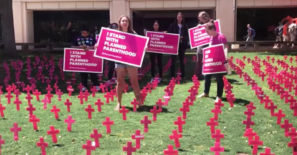 WATCH: Planned Parenthood Supporters Dance on 'Graves' of Aborted Babies