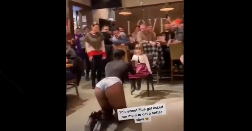Drag Queen Dances Sexually for Young Girl as Adults Cheer