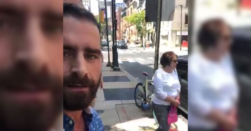 Nasty Pro-Abortion State Representative Harasses Peaceful Pro-Life Protester