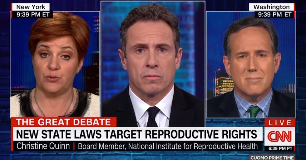 WATCH: Christine Quinn on CNN Says Women Aren't Pregnant with Human Beings