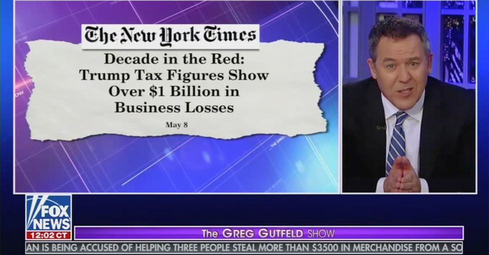 Greg Gutfeld Mocks the Media for Repackaging Old Trump Story