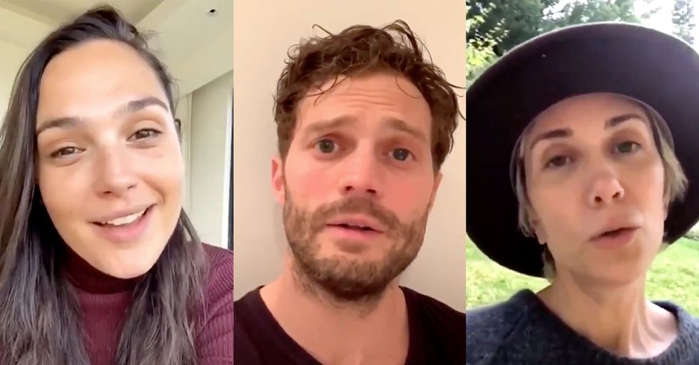 If You Weren't Sick Before, Here's a Montage of Celebrities Singing 'Imagine'