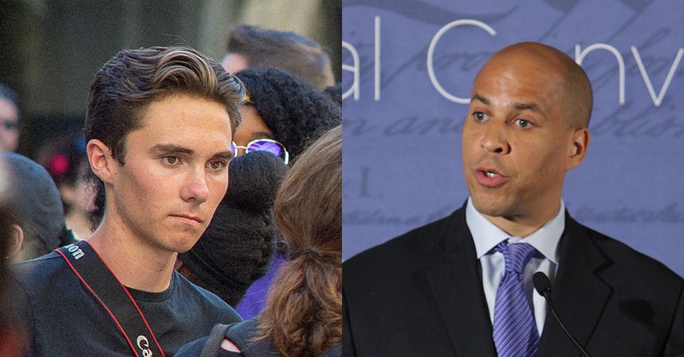 Cory Booker, David Hogg Think Toy Guns Are More Regulated than Real Guns