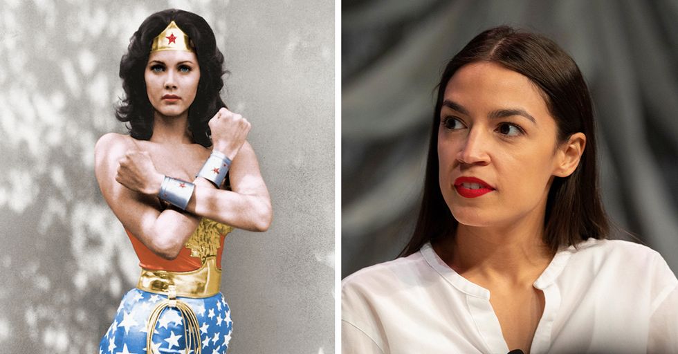 Comic Creators Hit with Cease and Desist for Depicting AOC as Wonder Woman