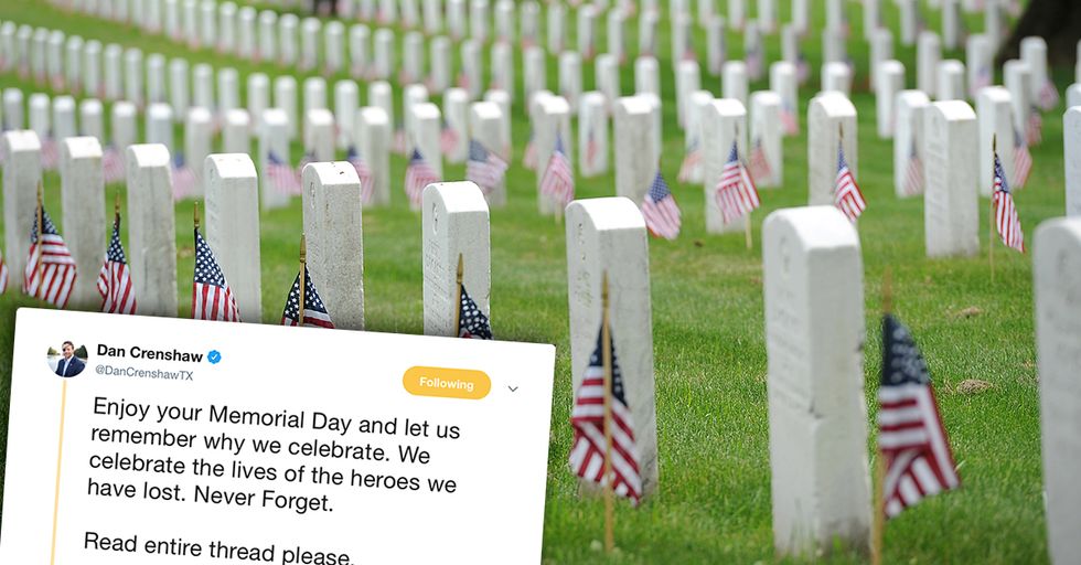 Dan Crenshaw Pays Tribute to Fallen Comrades in Memorial Day Message
