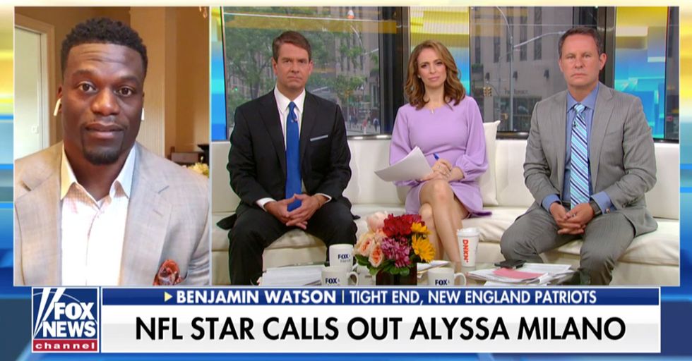 NFL Star Benjamin Watson Hits Alyssa Milano About Aborting Black Babies