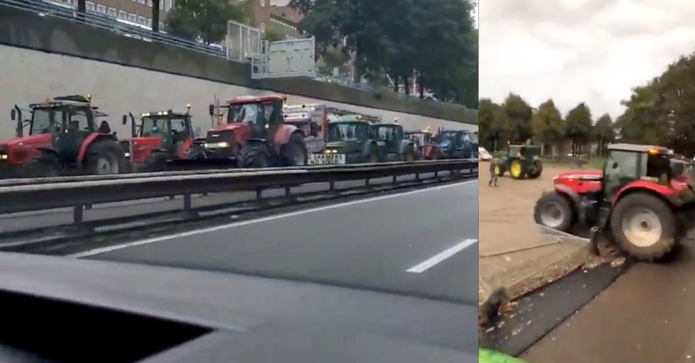 MEANWHILE IN THE NETHERLANDS: Farmers Hold Massive Protest Against Climate Laws